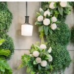 colocar plantas artificiales en la pared